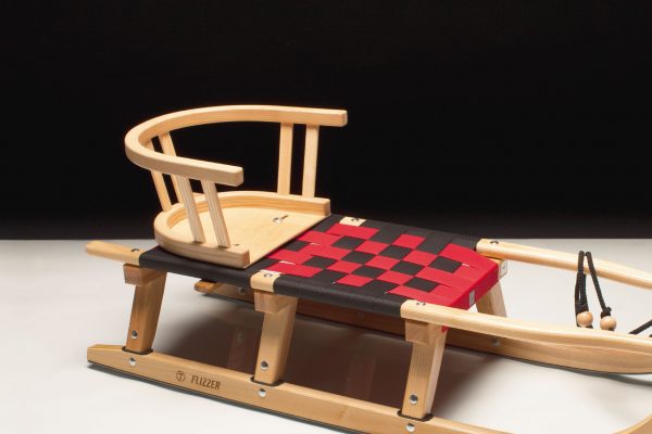 Schlitten-Sitzchen aus Holz