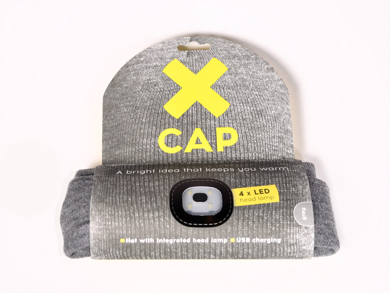 Casquette avec éclairage LED